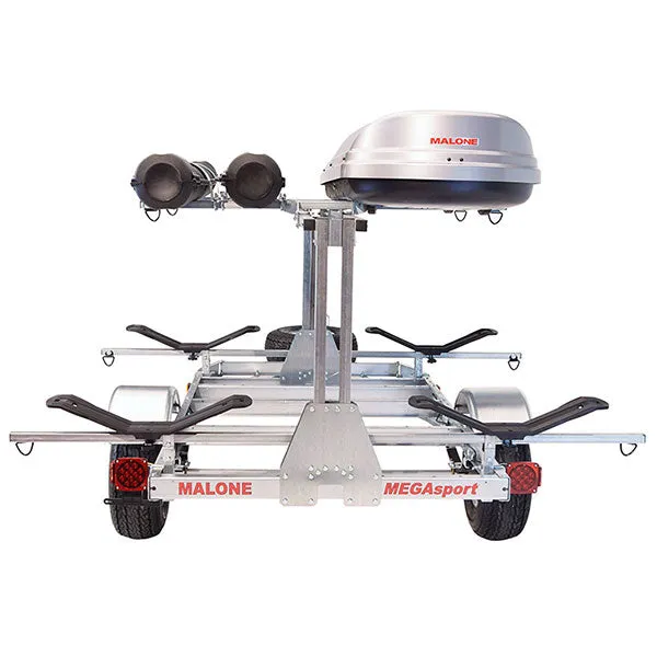 Malone MegaSport LowBed w/ Tier Kayak Trailer Package