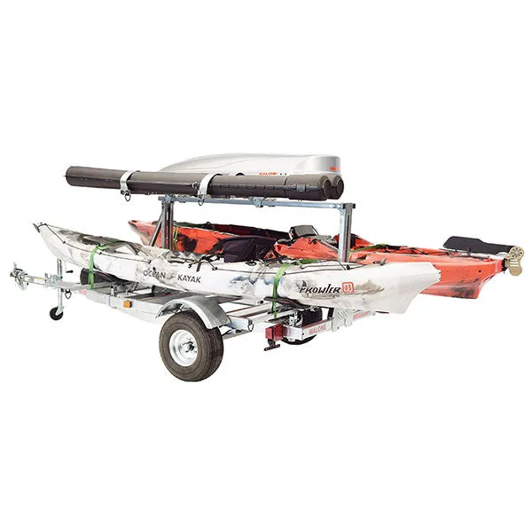 Malone MegaSport LowBed w/ Tier Kayak Trailer Package
