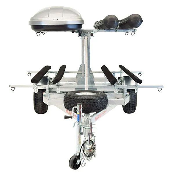 Malone MegaSport LowBed w/ Tier Kayak Trailer Package