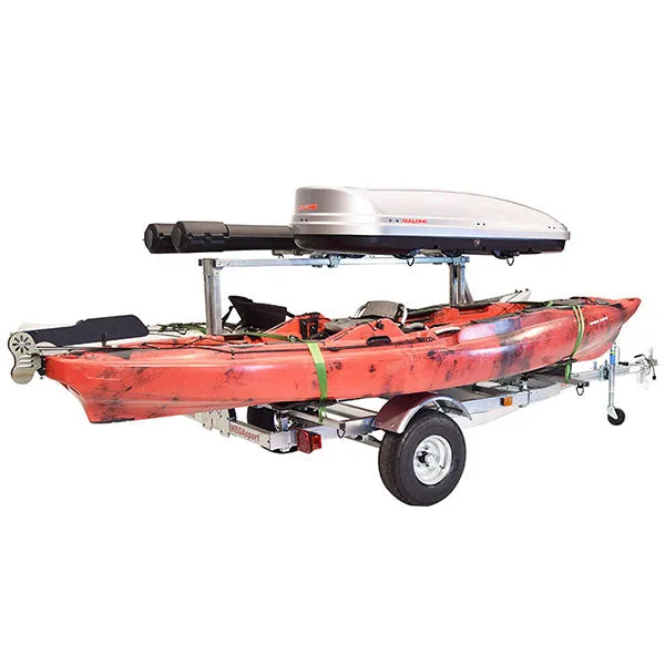 Malone MegaSport LowBed w/ Tier Kayak Trailer Package