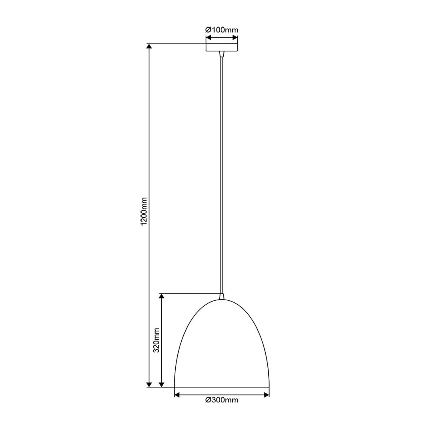 Melody Metal Pendant Light ø300mm in Brass/Copper/Nickel/Black or White