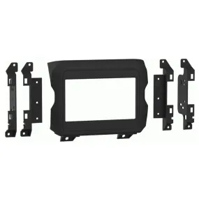Metra 107-CH3B Dash Kit for Shallow/Pioneer Radios for Jeep Wrangler JL 2018-Up Matte Black