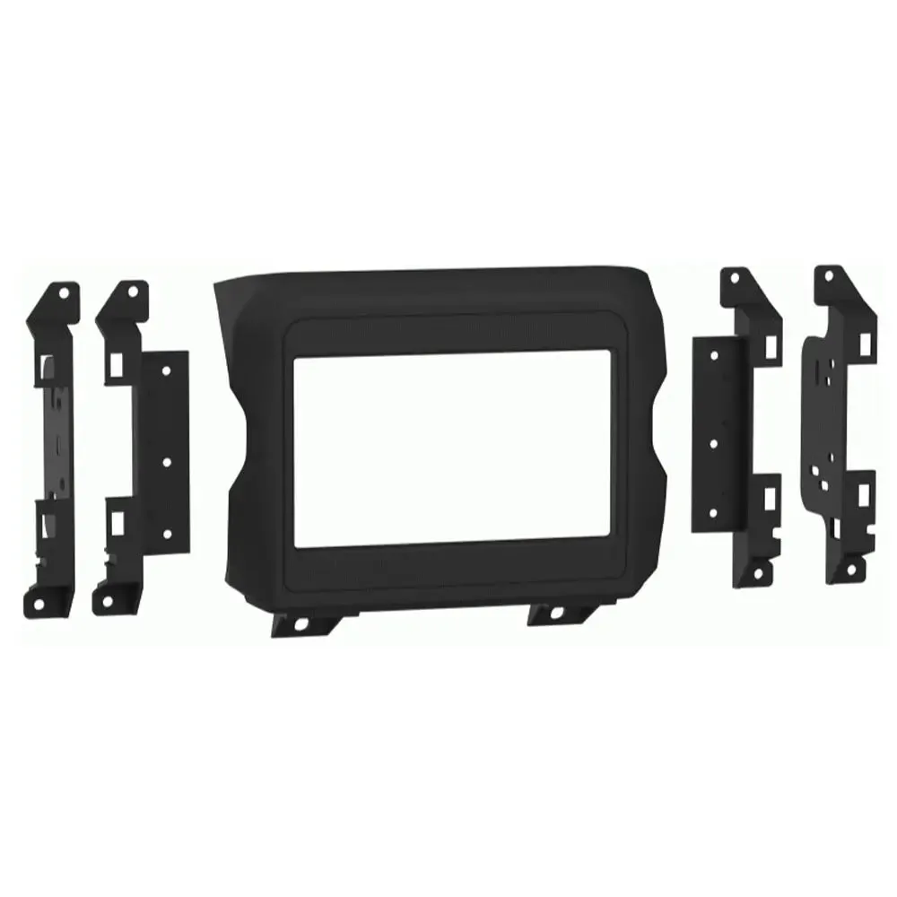 Metra 107-CH3B Dash Kit for Shallow/Pioneer Radios for Jeep Wrangler JL 2018-Up Matte Black