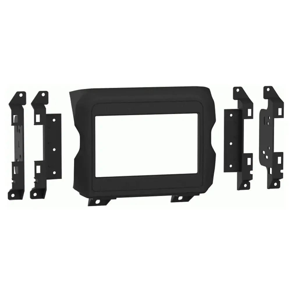 Metra 107-CH3B Dash Kit for Shallow/Pioneer Radios for Jeep Wrangler JL 2018-Up Matte Black