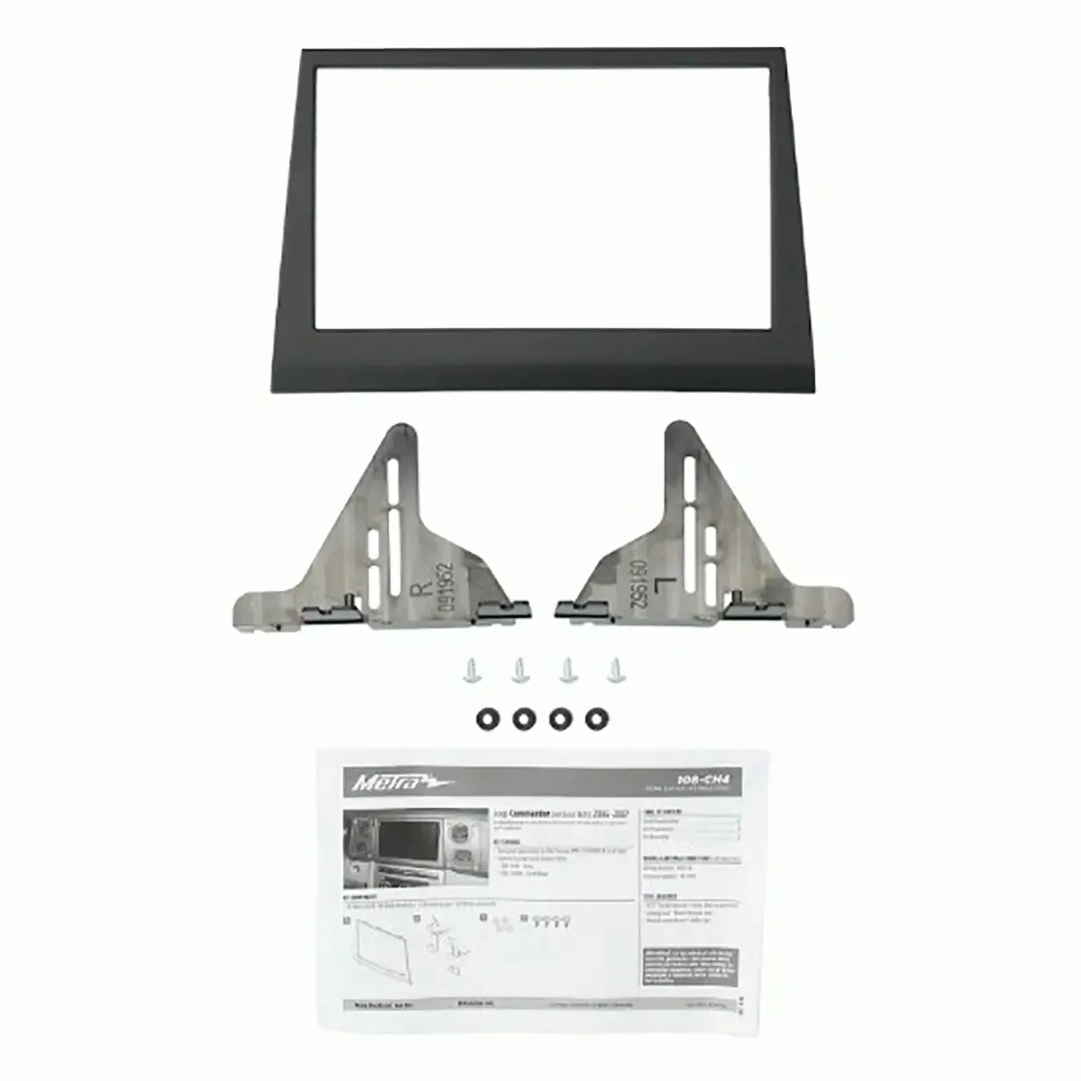 Metra 108-CH4G 8 inch Pioneer Dash Kit for Select 2006-2007 Jeep Commander Vehicles