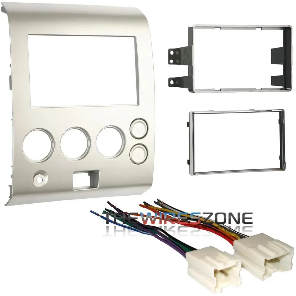 Metra 95-7406 Double DIN Dash Kit   Harness for Select 2004-07 Nissan