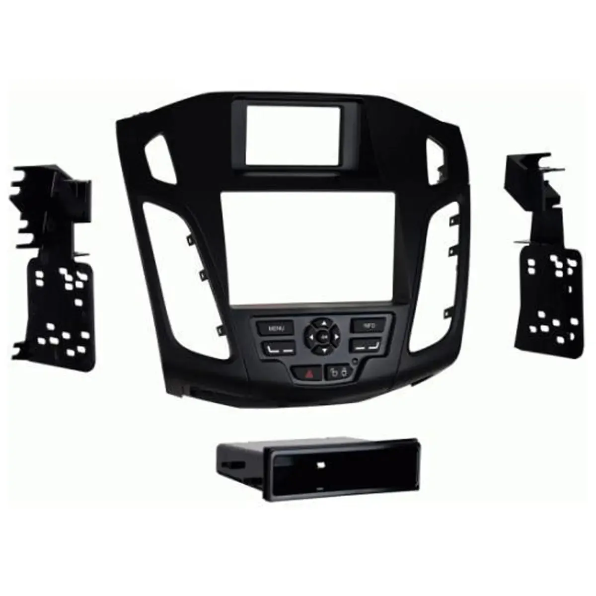 Metra 99-5827B Single/Double DIN Stereo Dash Kit for 12-up Ford Focus