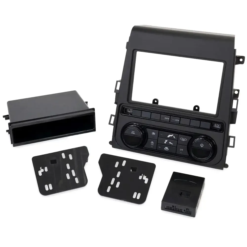 Metra 99-5854B Single or Double DIN Dash Kit for Ford Fusion 2013-2019 (with single zone climate controls)