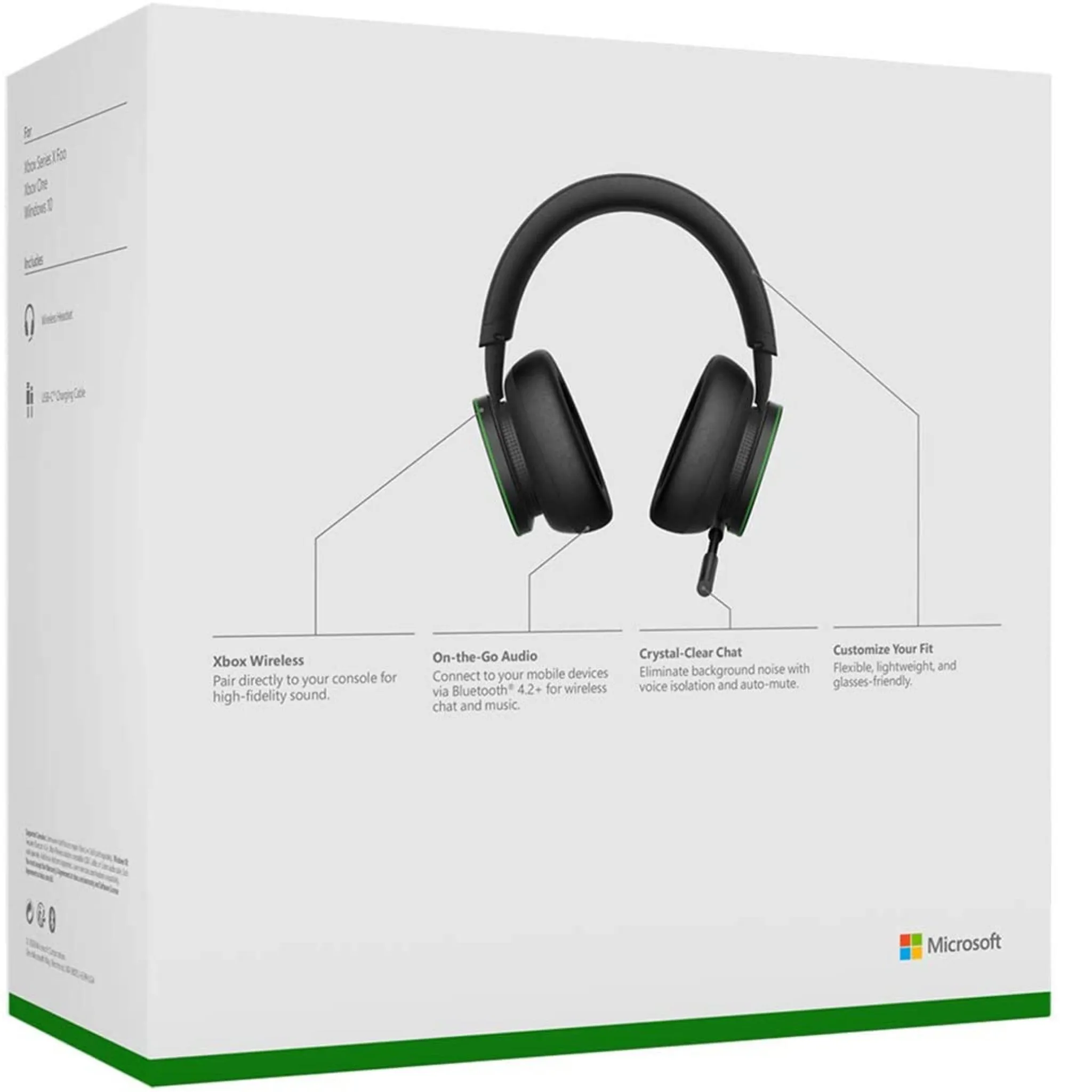 Microsoft Xbox Wireless Headset for Xbox Series X|S, Xbox One, and Windows 10 Devices