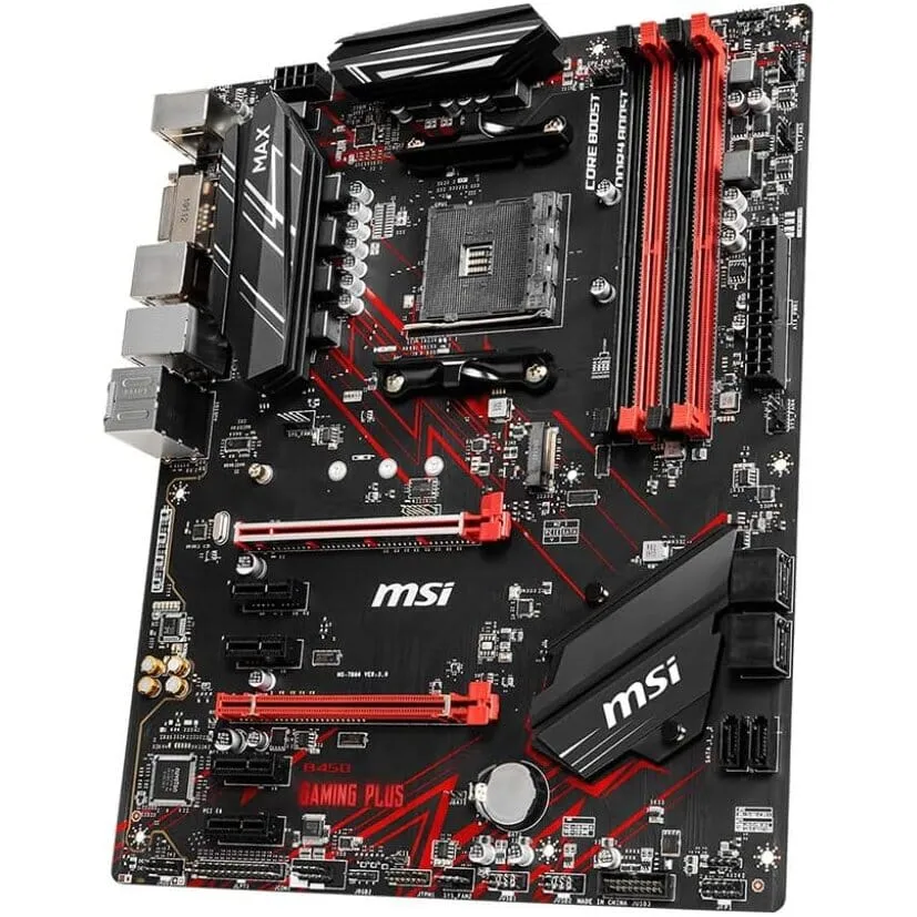 MSI B450 Gaming Plus MAX scheda Madre Presa AM4 ATX AMD B450 (Refurbished)