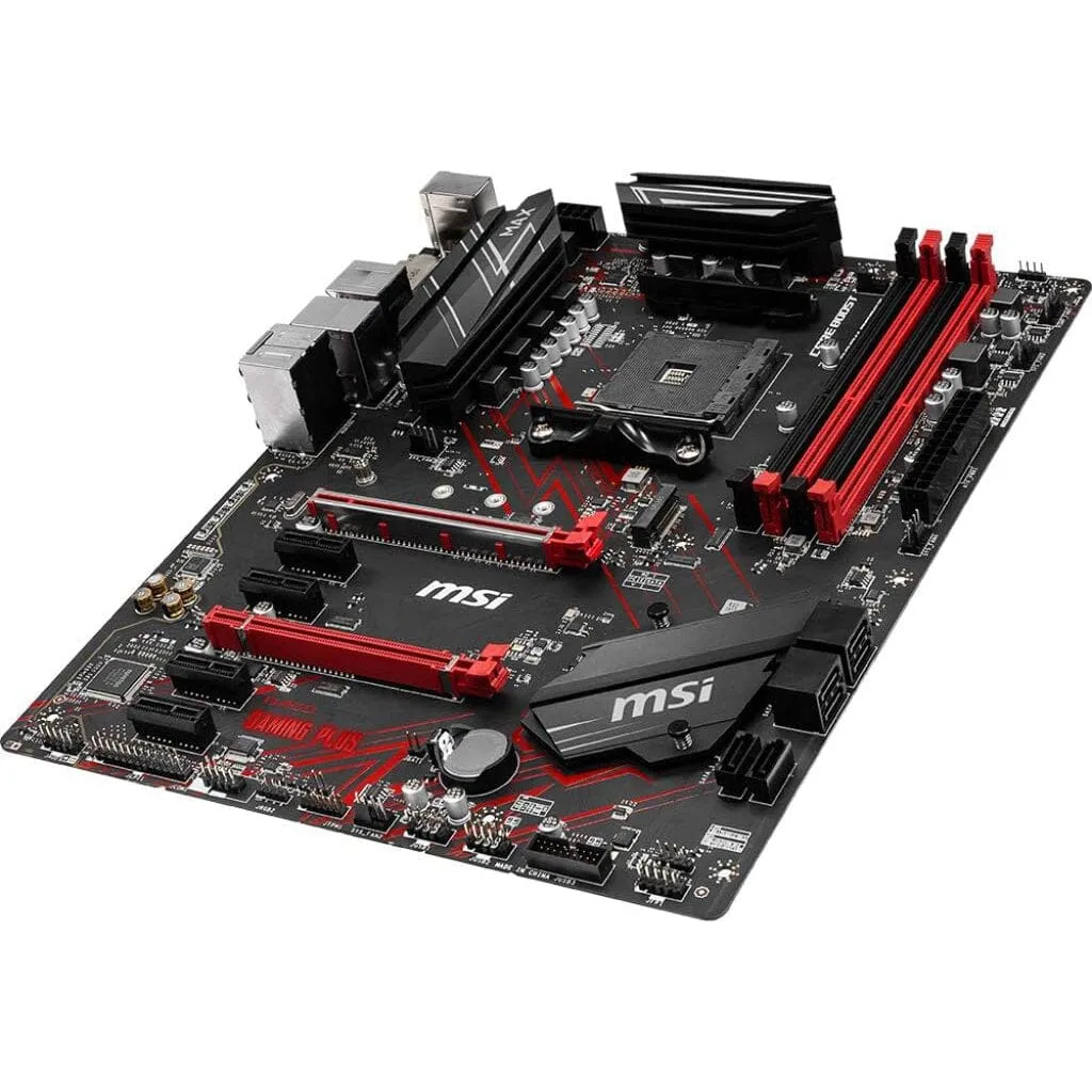MSI B450 Gaming Plus MAX scheda Madre Presa AM4 ATX AMD B450 (Refurbished)
