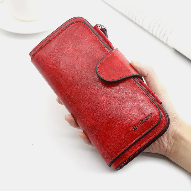 Multifunctional Vintage Large Capacity Long Wallet