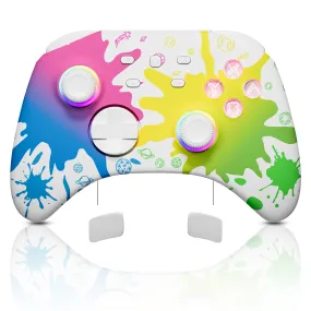 Mytrix Splashy Wireless Pro RGB Controller with Programmable Back Buttons and Turbo, for Nintendo Switch, PC, Android & iOS