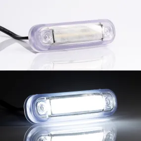 Neon Effect LED Marker Light with Transparent Gasket / White