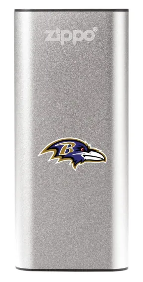 NFL Baltimore Ravens: HeatBank<sup>®</sup> 3 Rechargeable Hand Warmer