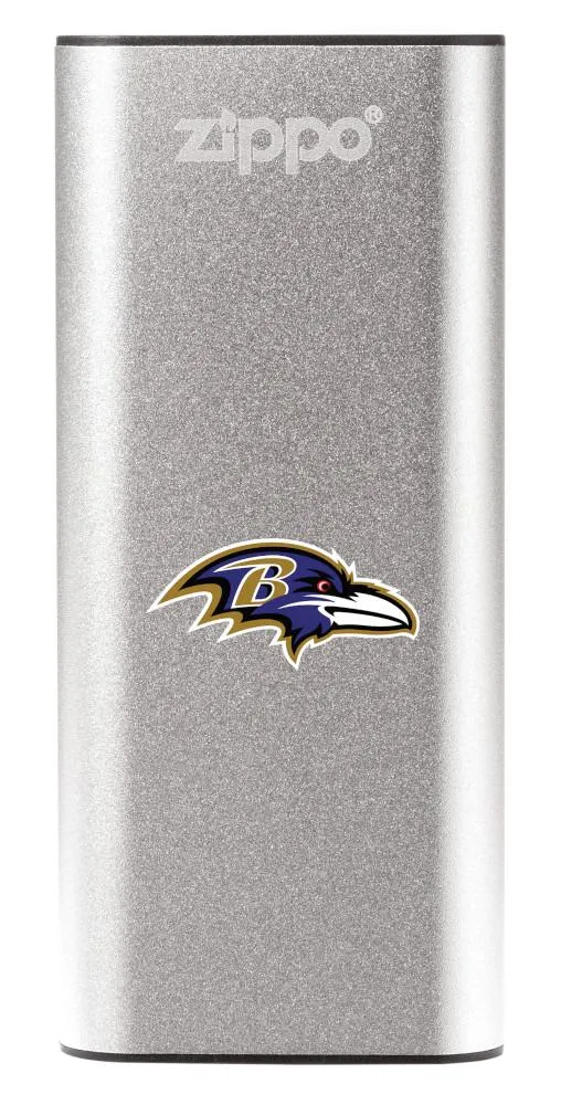 NFL Baltimore Ravens: HeatBank<sup>®</sup> 3 Rechargeable Hand Warmer