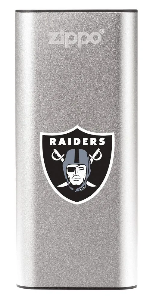 NFL Las Vegas Raiders: HeatBank<sup>®</sup> 3 Rechargeable Hand Warmer