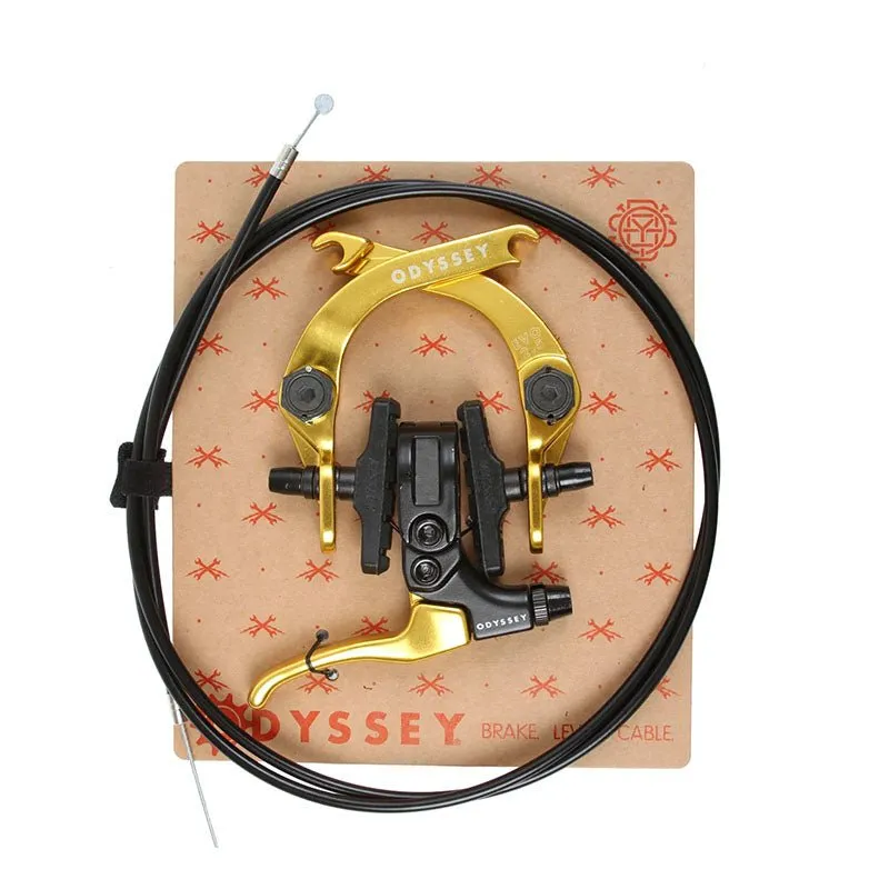 Odyssey Evo 2.5 Anodized Gold Bicycle Brake Kit