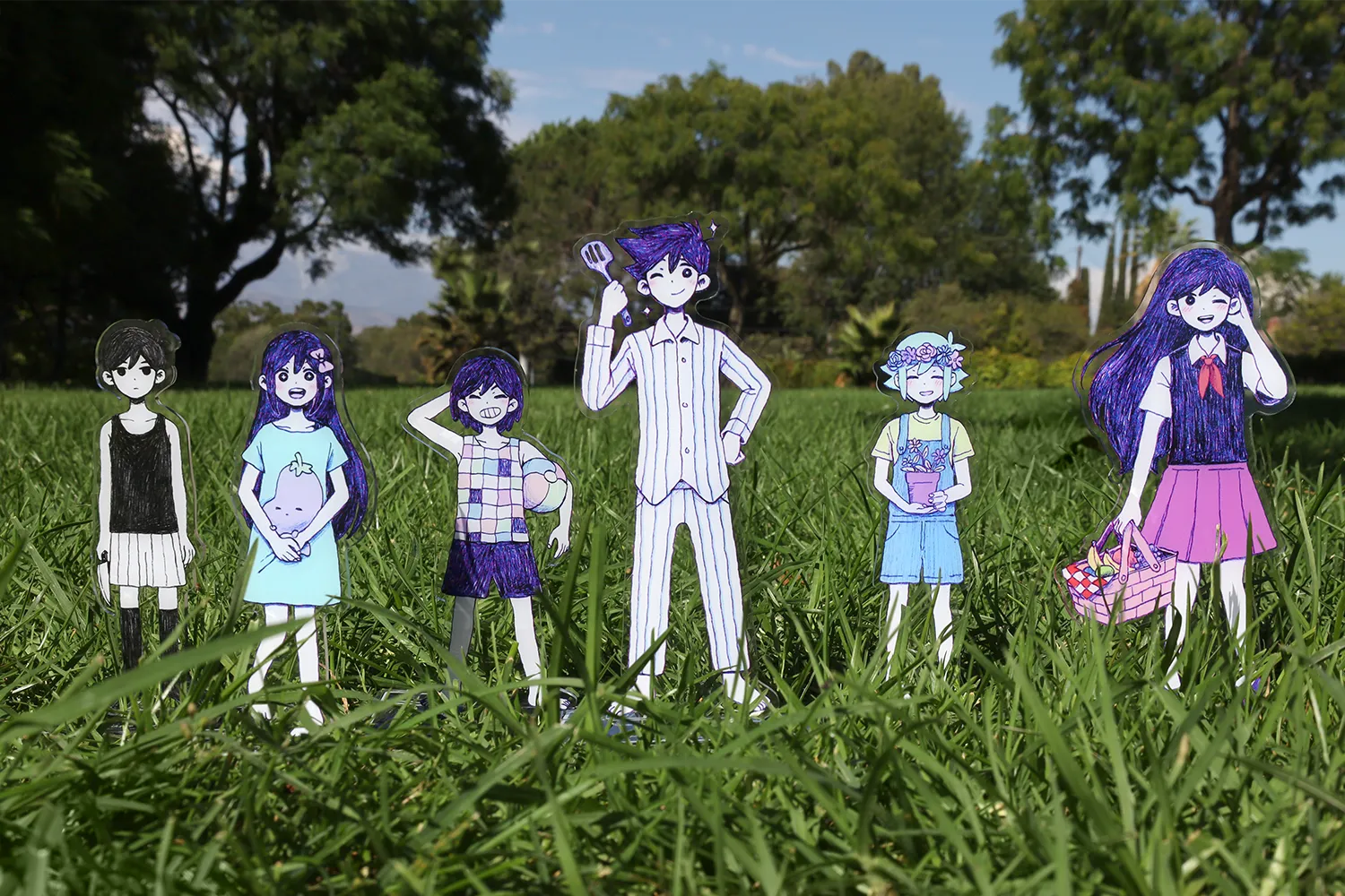 OMORI HEADSPACE Character Acrylic Stands