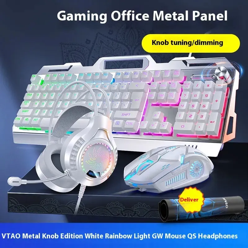 Optimize product title: Silver Eagle V2G5 Mechanical Keyboard Mouse Headset Combo