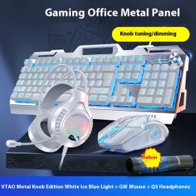 Optimize product title: Silver Eagle V2G5 Mechanical Keyboard Mouse Headset Combo