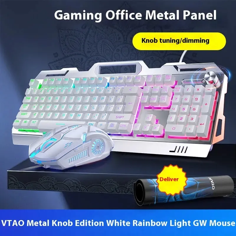 Optimize product title: Silver Eagle V2G5 Mechanical Keyboard Mouse Headset Combo