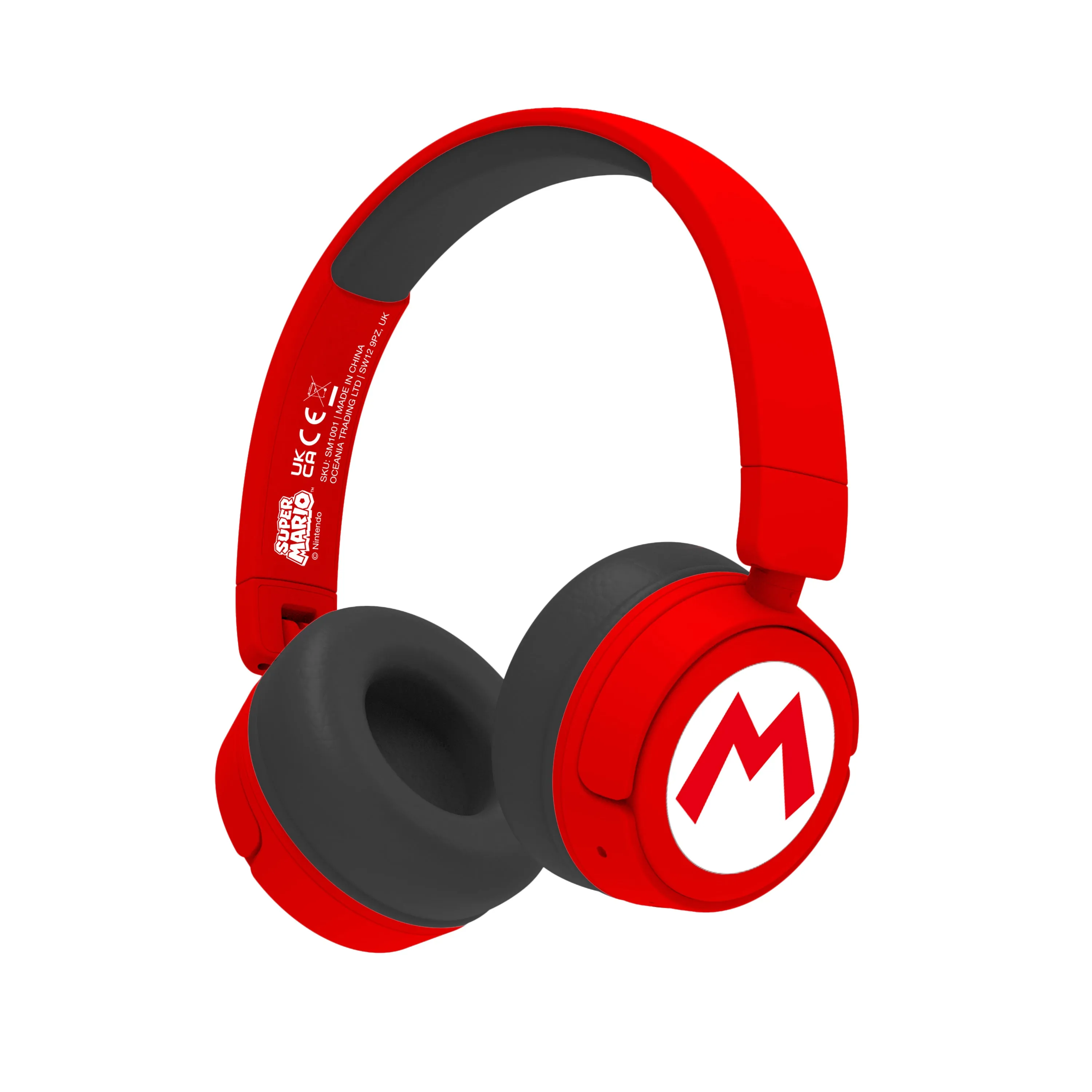 OTL Super Mario Kids Over-Ear Wireless Headphone - Red | SM1016