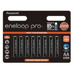 Panasonic Eneloop Pro AA - 8 pk