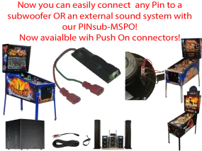 PINsub Subwoofer Kit - Multi System Push On Kit
