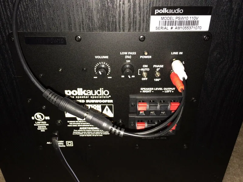 PINsub Subwoofer Kit - Multi System Push On Kit