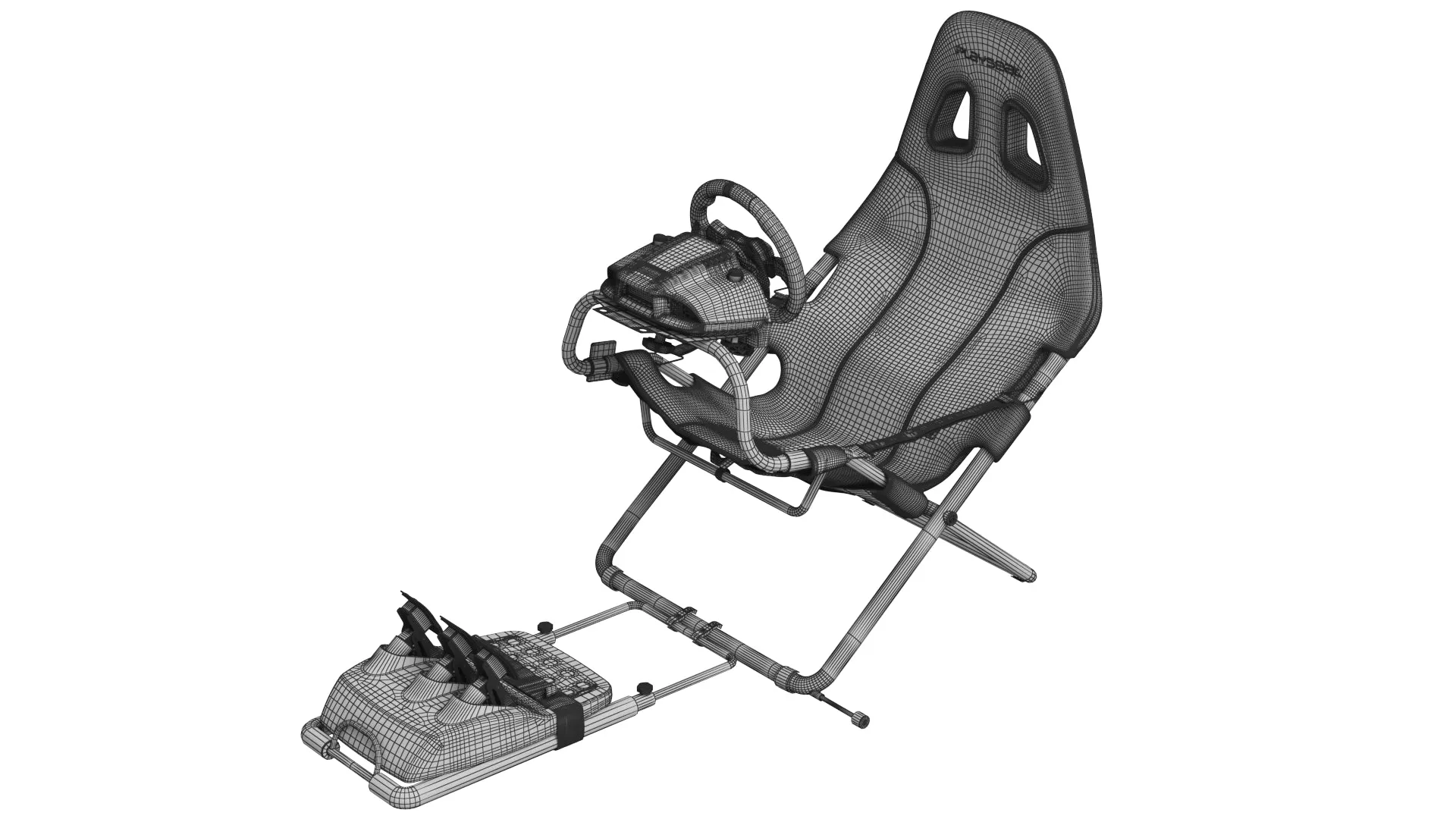 Playseat Challenge ActiFit - TV Stand XL Multi Racing Simulator Seat 3D Model