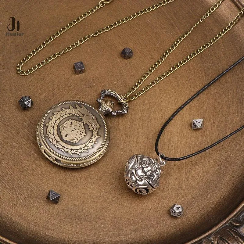 Pocket Watch And Mini Dice