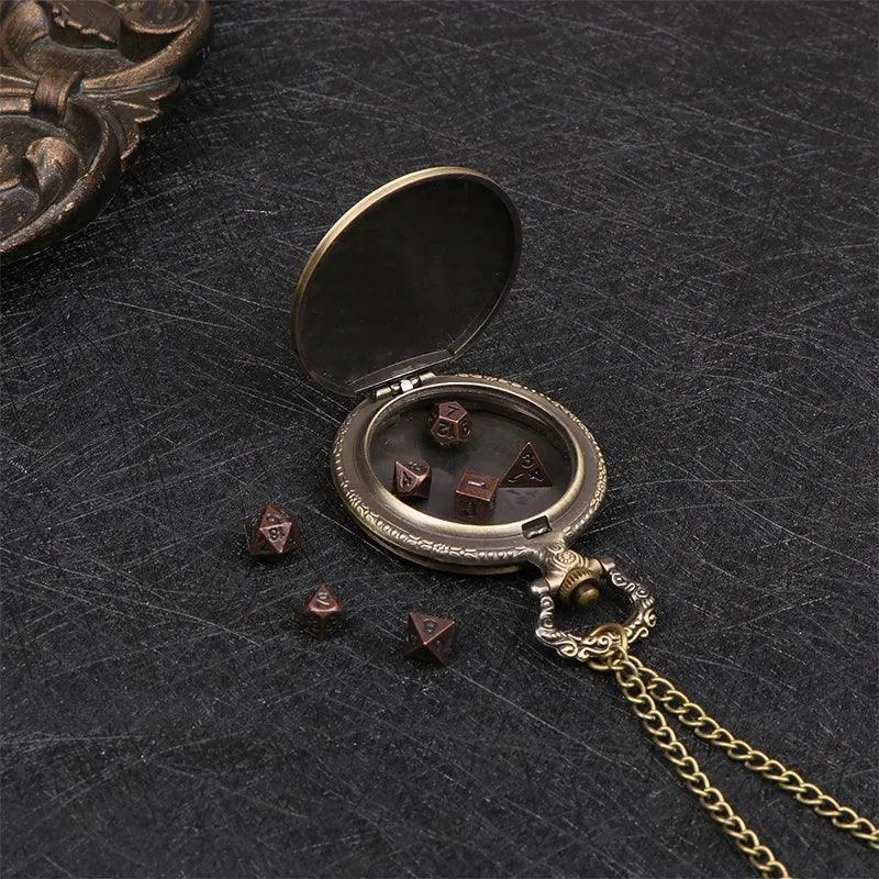 Pocket Watch And Mini Dice