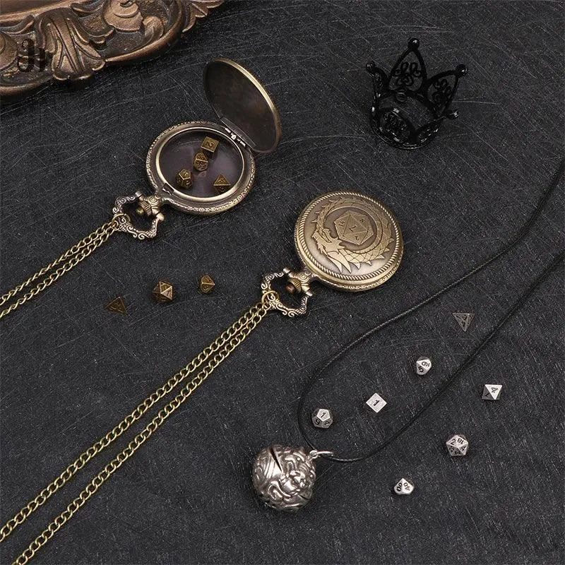 Pocket Watch And Mini Dice
