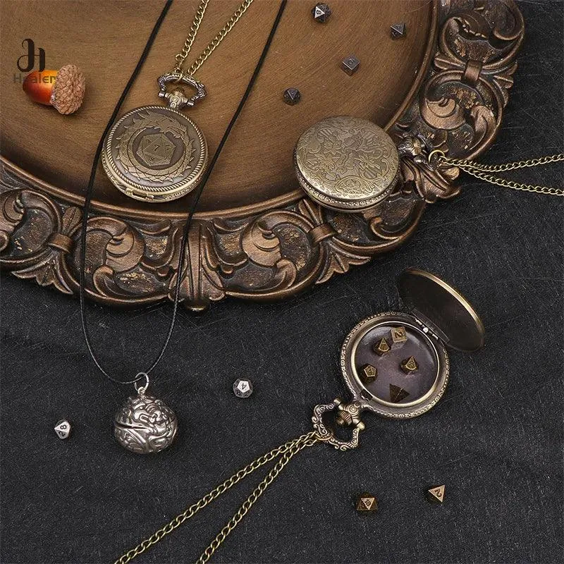 Pocket Watch And Mini Dice