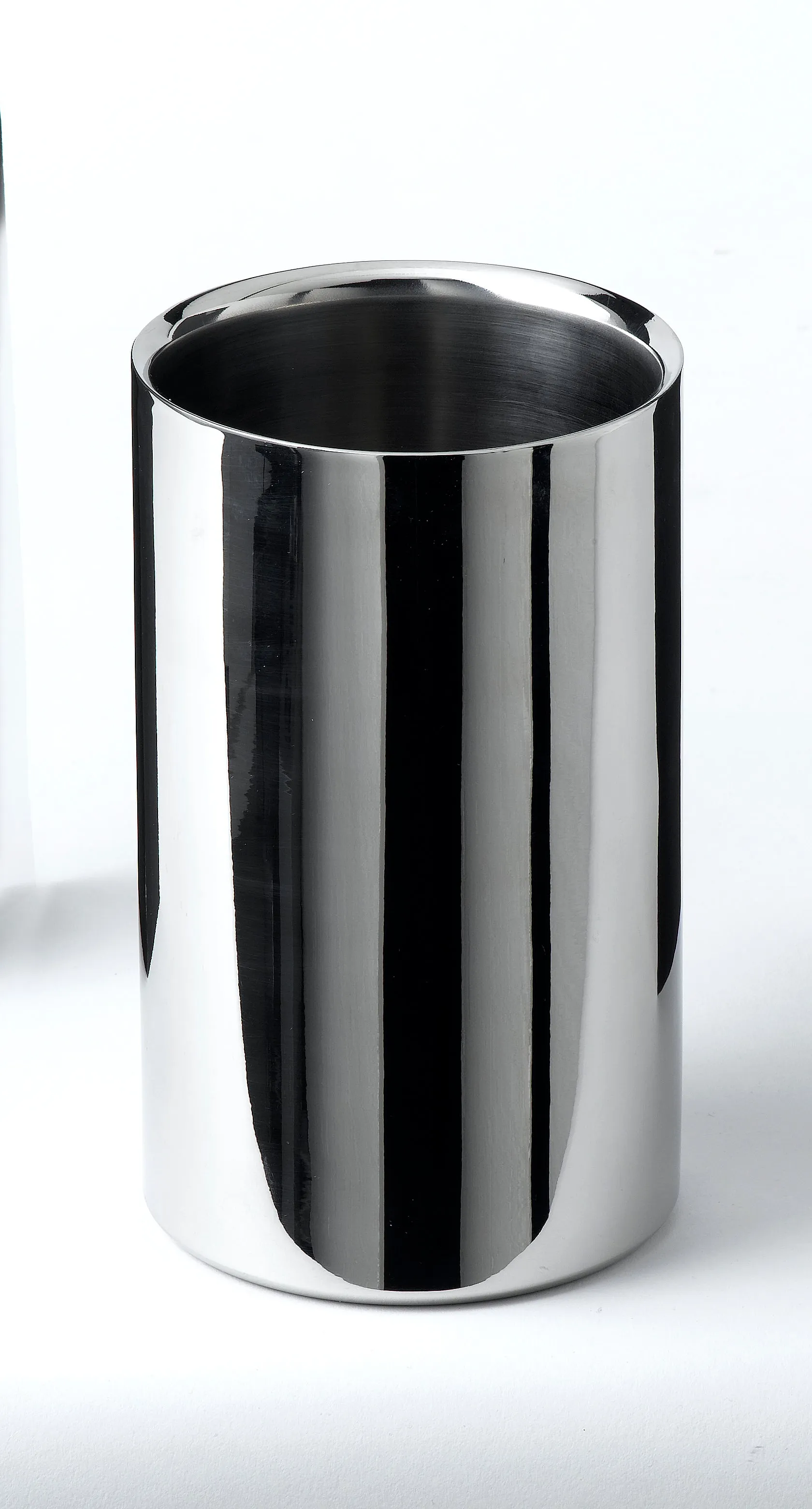 Polished St/St Wine Cooler 12 Dia X 18cm H