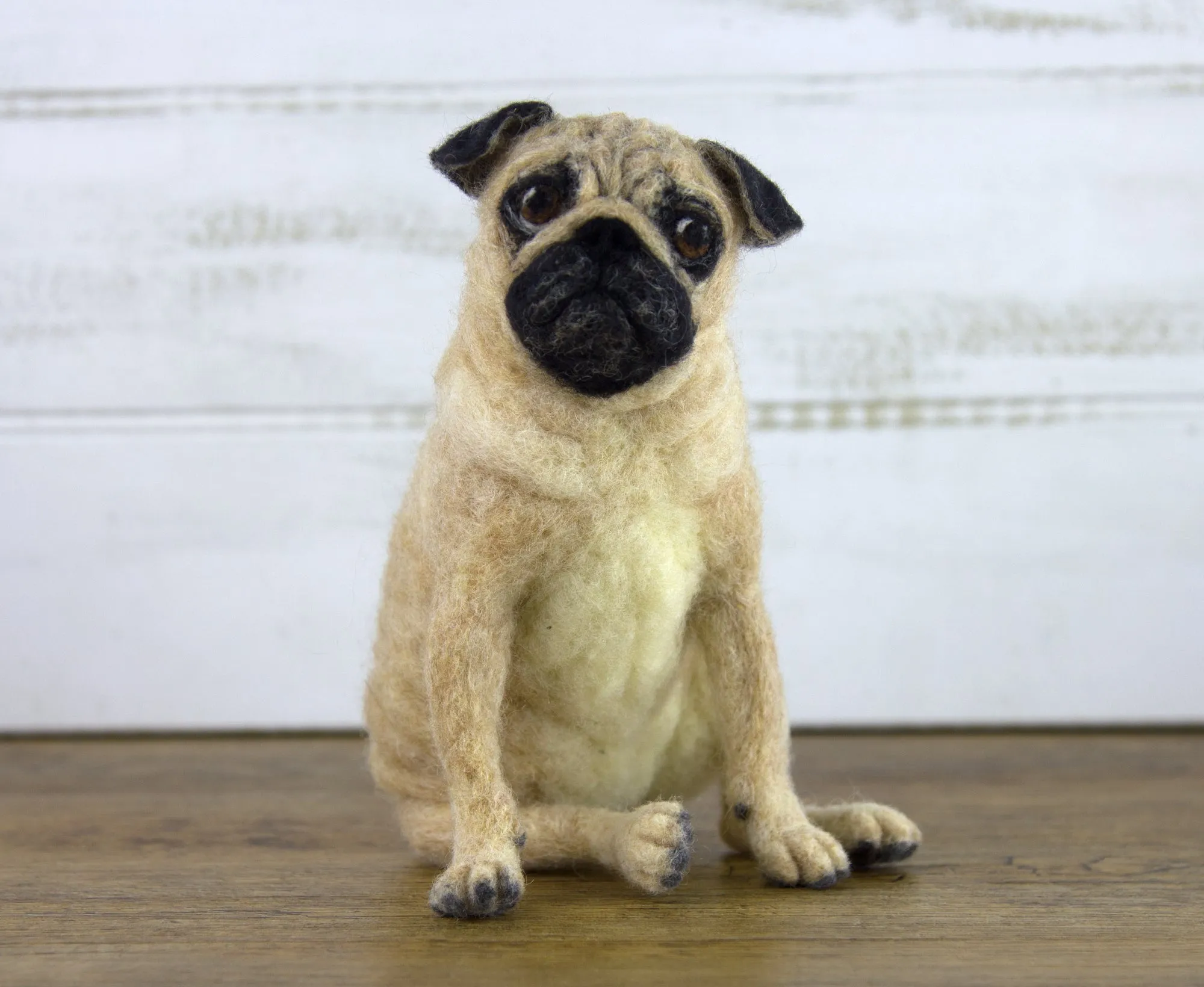 Pugsley The Pug | Needle Felting Kit