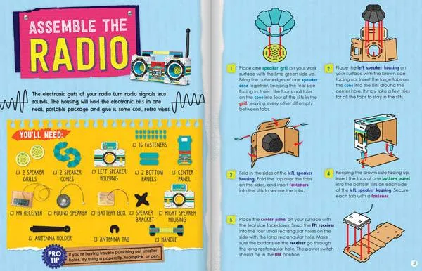 RADIO BOOMBOX Book & Maker Kit