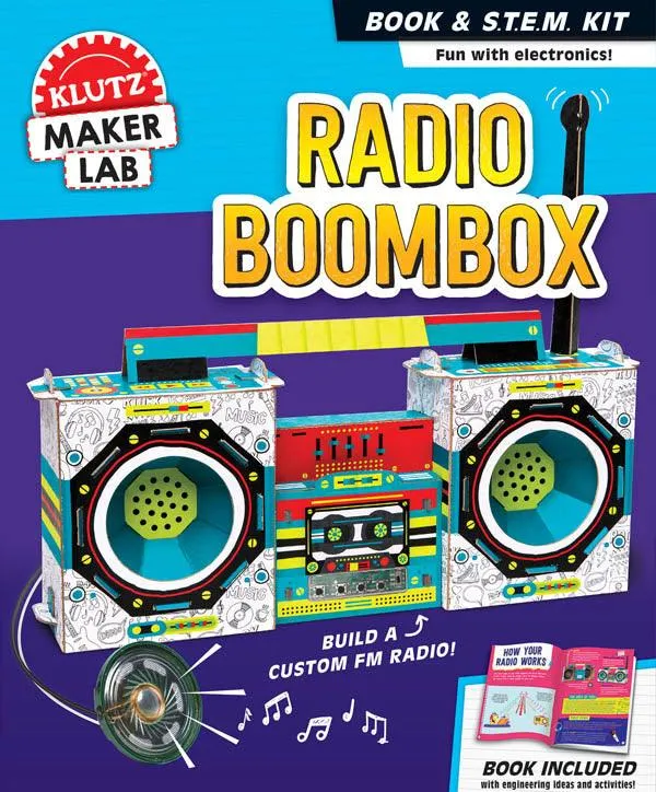 RADIO BOOMBOX Book & Maker Kit