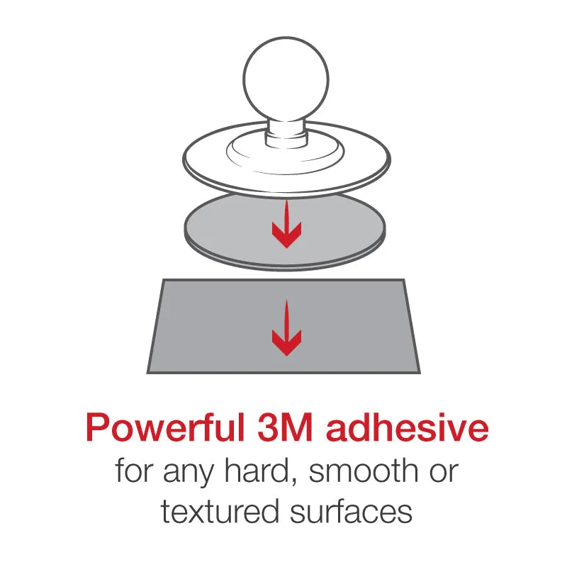 RAM® Tab-Tite™ Mount with Flex Adhesive Base for Large Tablets