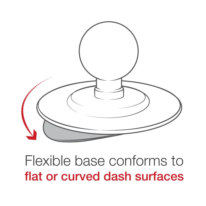 RAM® Tab-Tite™ Mount with Flex Adhesive Base for Large Tablets