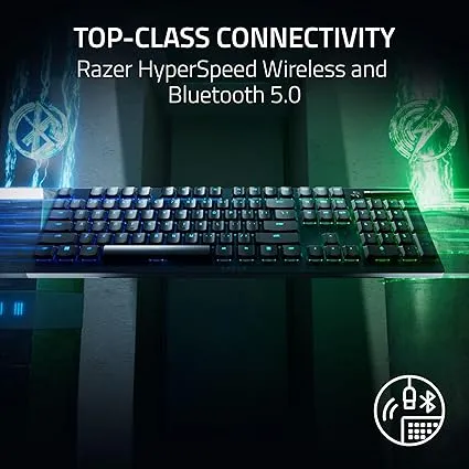 Razer DeathStalker V2 Pro Full Size Linear Red Switch Wireless Keyboard