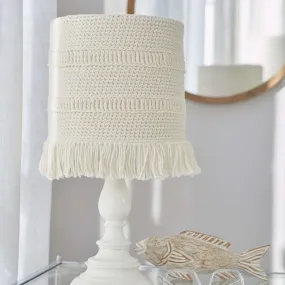 Red Heart Crochet Coastline Lampshade Cover