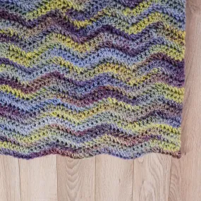 Red Heart Crochet Make Waves Throw