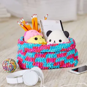 Red Heart Crochet Stash Basket