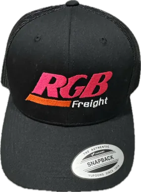 RGB Freight Party Mix Black Trucker Hat - Authentic - New with Tags