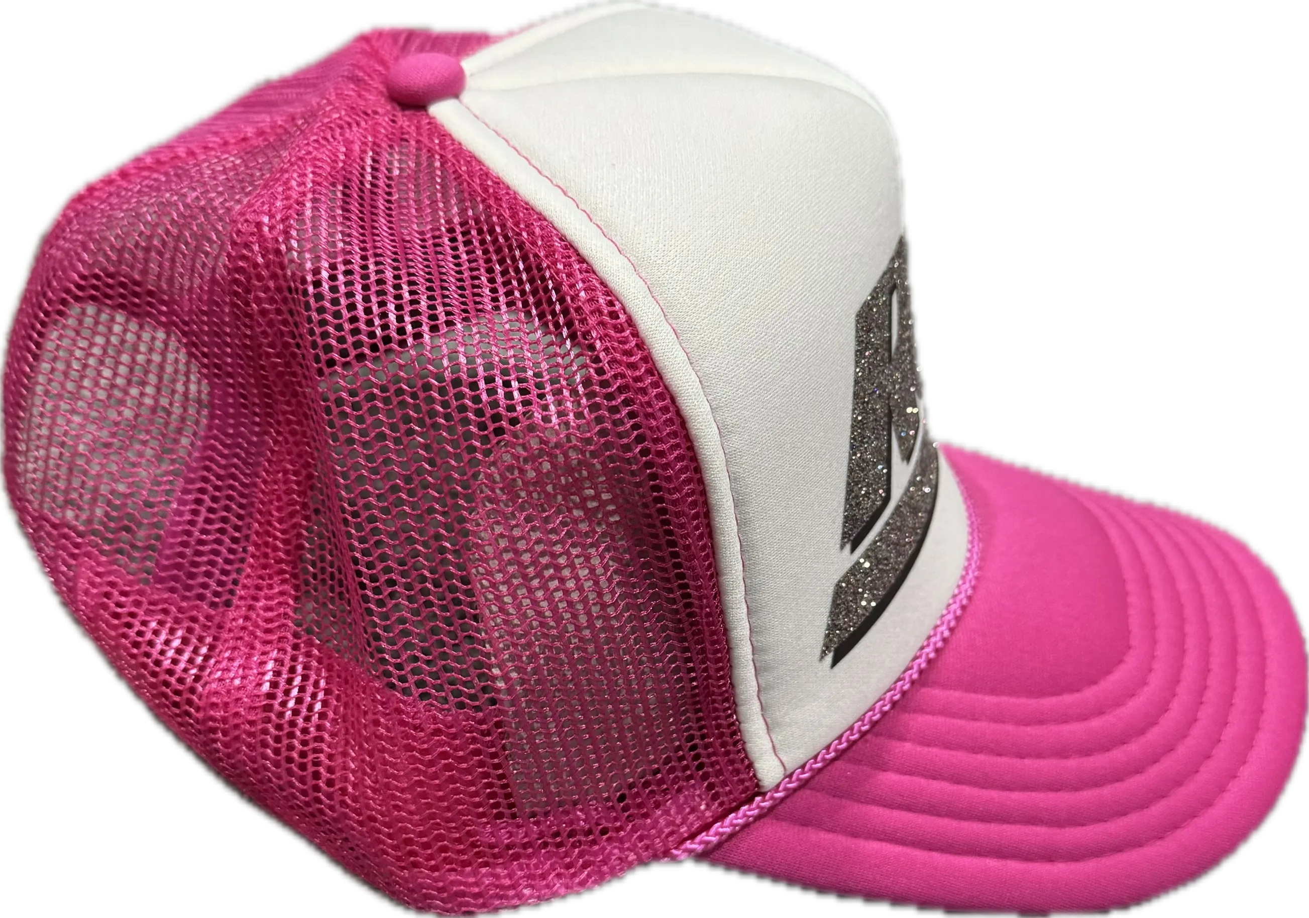 RGB FREIGHT PINK/WHITE SPARKLE TRUCKER - Authentic - New with Tags