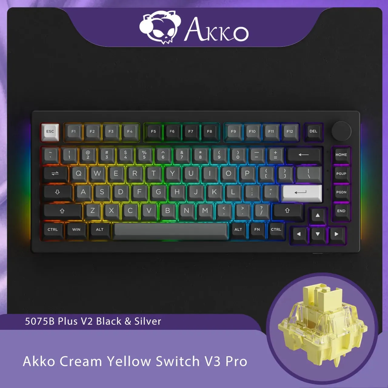 RGB Wireless Hot Swap Mechanical Gaming Keyboard