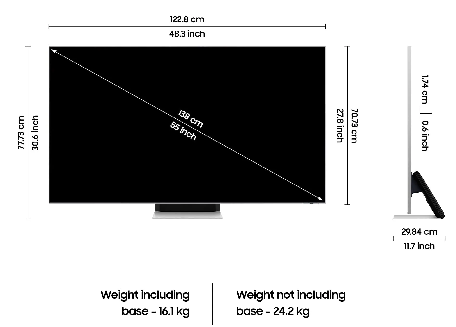 Samsung 138 cm (55 inches) 4K Ultra HD Smart NEO QLED TV QA55QN95BAKLXL (Bright Silver)