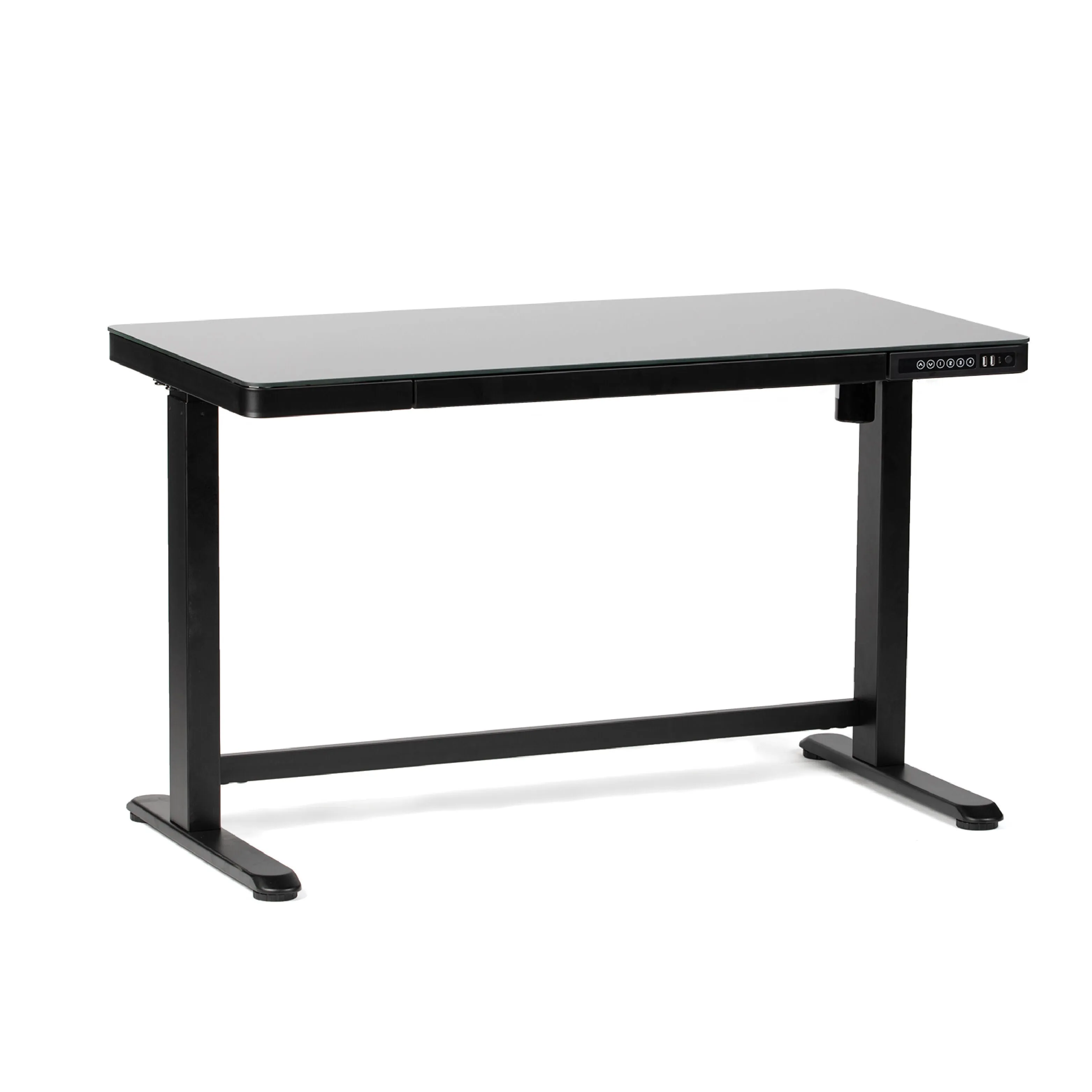 Scratch and Dent - Titan Adjustable Glass Top Standing Desk - FINAL SALE